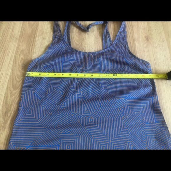 VOLCOM Blue/Mustard Yellow Tank Top Shirt - Picture 6 of 8